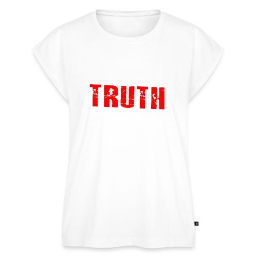 Truth Matters - Women's Premium Roll Up Sleeve T-Shirt