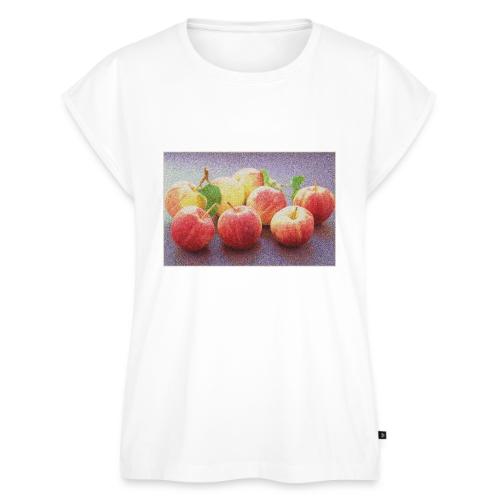Red Apples Fruit Cute Photo. Buy Now - Women's Premium Roll Up Sleeve T-Shirt