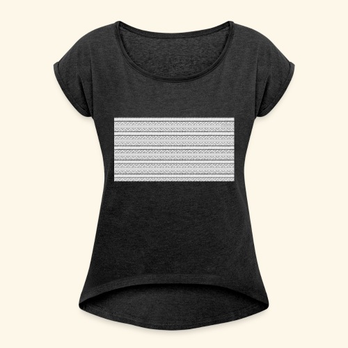 SLICK SLACK POLY'S ON THE BACK - Women's Roll Cuff T-Shirt