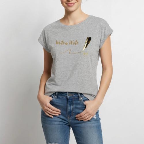 Writers Write - Women's Premium Roll Up Sleeve T-Shirt