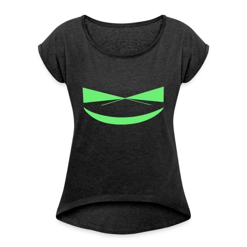 Troll's Smile - Women's Roll Cuff T-Shirt
