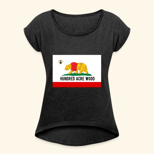 Golden Honey State - Women's Roll Cuff T-Shirt