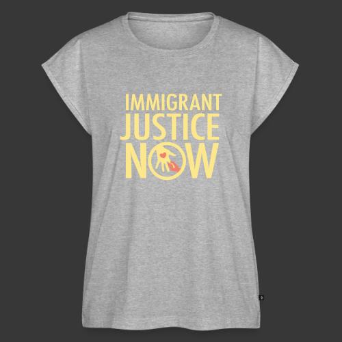 Immigrant Justice Now - Women's Premium Roll Up Sleeve T-Shirt