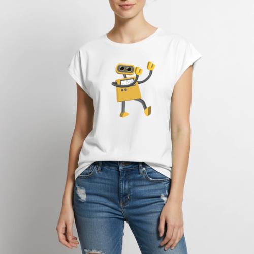 Robotin 2020 - Women's Premium Roll Up Sleeve T-Shirt
