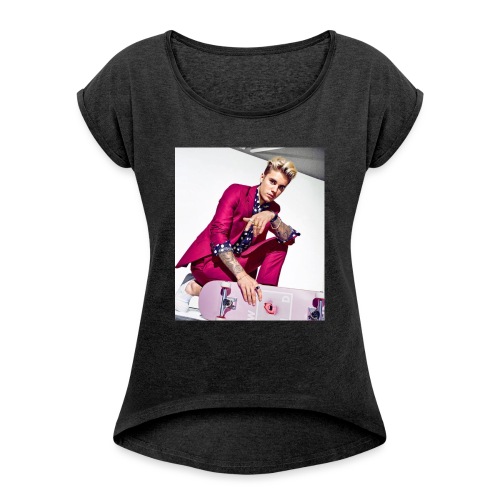 Justin Blebeir - Women's Roll Cuff T-Shirt