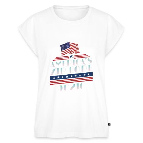 90210 Americas ZipCode Merchandise - Women's Premium Roll Up Sleeve T-Shirt