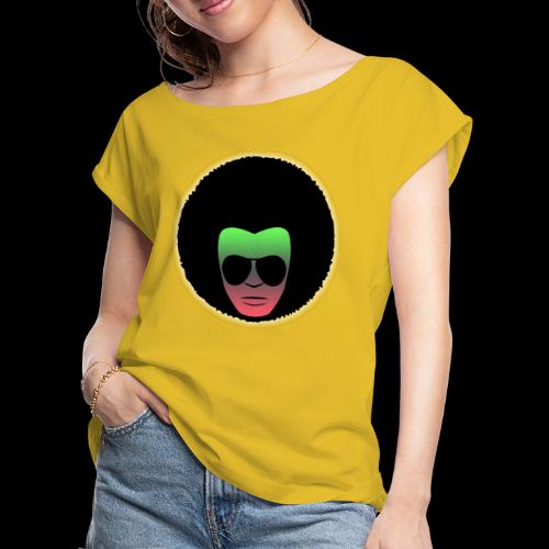 Afro Shades - Women's Roll Cuff T-Shirt