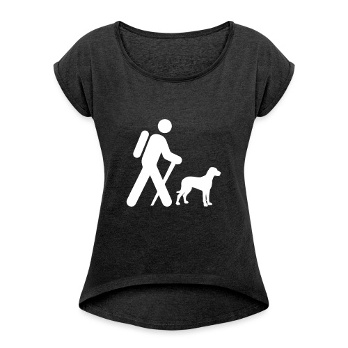 Randonnée Man & Dog - T-shirt Femme à manches retournées