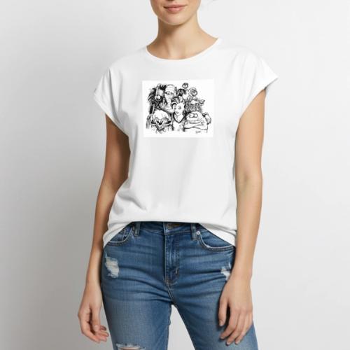 Halloween Team - Women's Premium Roll Up Sleeve T-Shirt