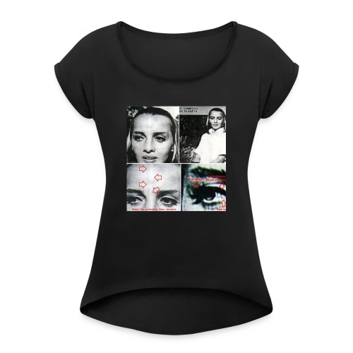 Venusian Beauty - Women's Roll Cuff T-Shirt