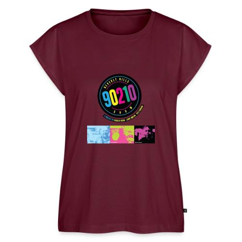 Zoom slide Shirt 90210 01 - Women's Premium Roll Up Sleeve T-Shirt