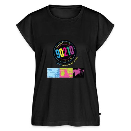 Zoom slide Shirt 90210 01 - Women's Premium Roll Up Sleeve T-Shirt