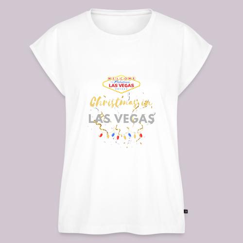 Christmas in Las Vegas - Women's Premium Roll Up Sleeve T-Shirt