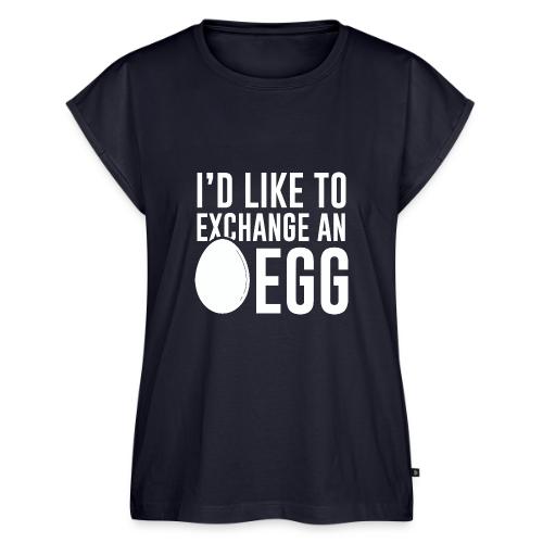 Egg Exchange Tee - Women's Premium Roll Up Sleeve T-Shirt