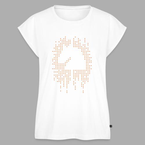 Dots_Right - Women's Premium Roll Up Sleeve T-Shirt