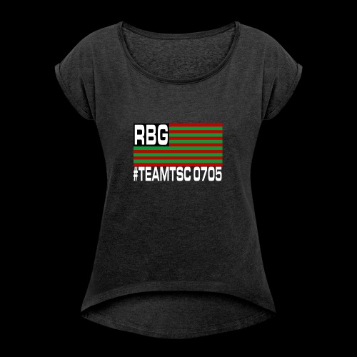 TeamTSC RBGFlag 2 - Women's Roll Cuff T-Shirt