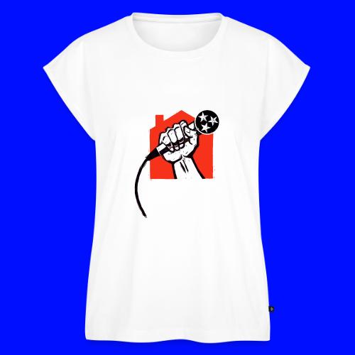 Save Home Studios In Music City - Women's Premium Roll Up Sleeve T-Shirt