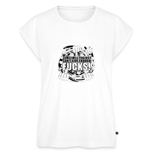Not enough fucks given! - Women's Premium Roll Up Sleeve T-Shirt