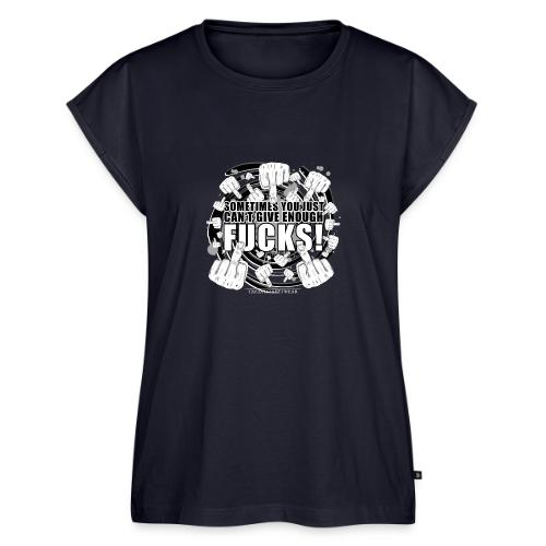 Not enough fucks given! - Women's Premium Roll Up Sleeve T-Shirt