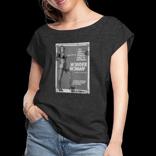 W Woman Original Newspaper Ad - Women's Roll Cuff T-Shirt