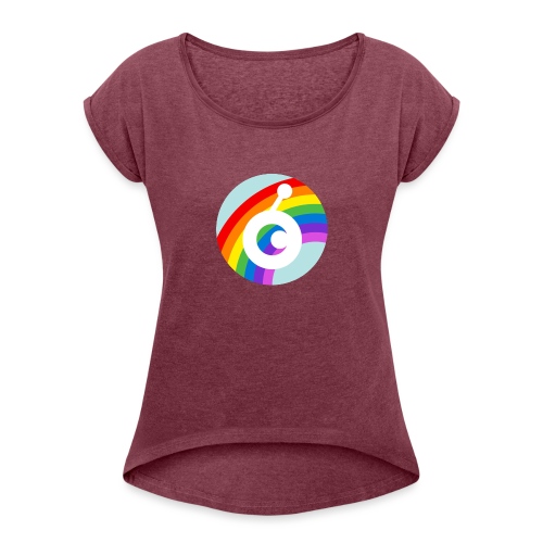 rainbow OST - Women's Roll Cuff T-Shirt