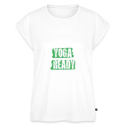 Yoga Ready - Women's Premium Roll Up Sleeve T-Shirt
