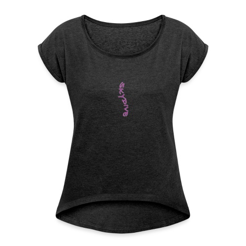 Skydive/BookSkydive - Women's Roll Cuff T-Shirt