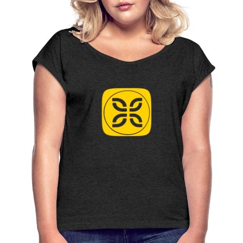 The Anaamaly Music Icon: Growth & Transformation - Women's Roll Cuff T-Shirt