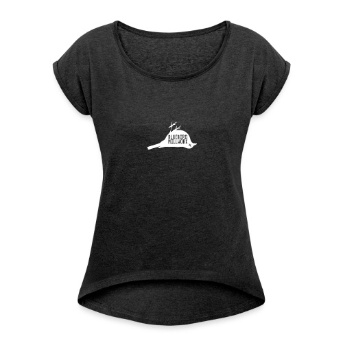 Bluebird Logo - Women's Roll Cuff T-Shirt