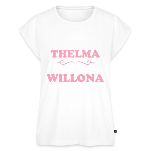 Hot Like Thelma - Sexy Like Wylona Shirt (light ty - Women's Premium Roll Up Sleeve T-Shirt