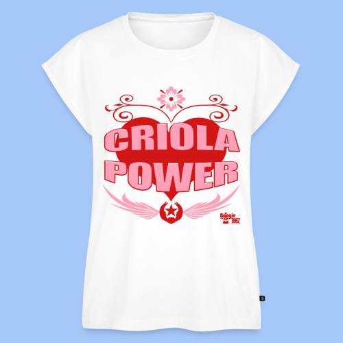 criolapower1 - Women's Premium Roll Up Sleeve T-Shirt