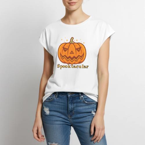 Spooktacular - Women's Premium Roll Up Sleeve T-Shirt