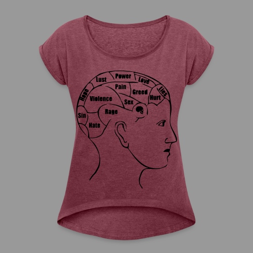Phrenology - Women's Roll Cuff T-Shirt