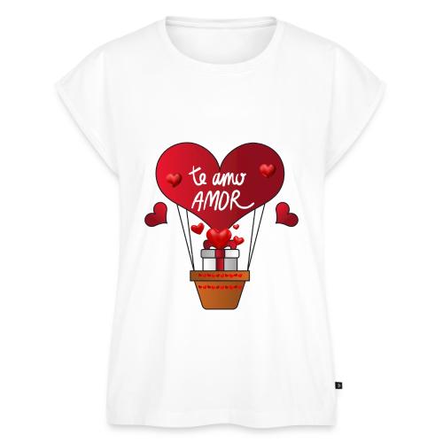 Fashion Valentine's Day Hearts, Gifts February 14 - Women's Premium Roll Up Sleeve T-Shirt