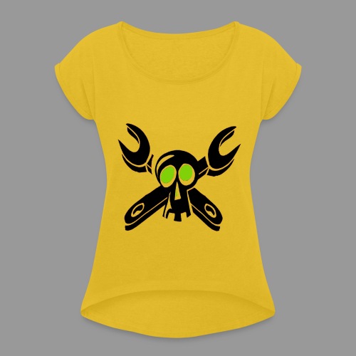 Grease Monkey - Women's Roll Cuff T-Shirt