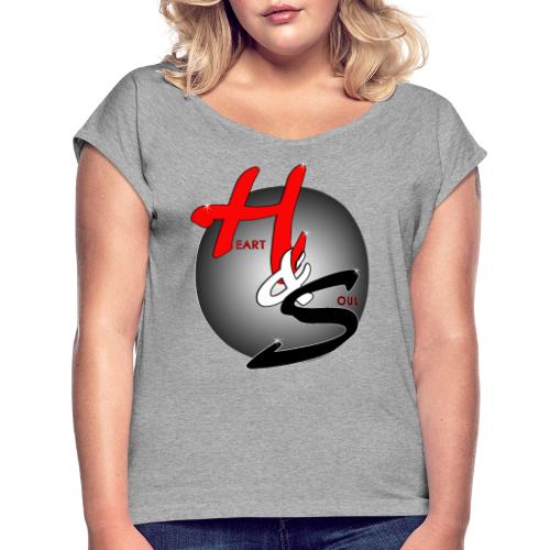 Heart & Soul Concerts official Brand Logo - Women's Roll Cuff T-Shirt