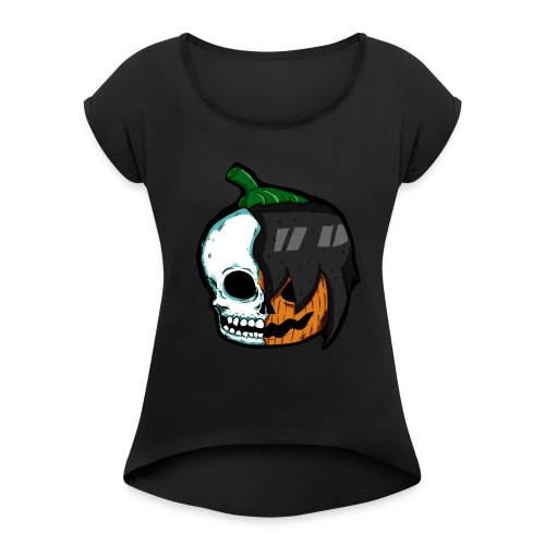 MRH Halloween - Women's Roll Cuff T-Shirt