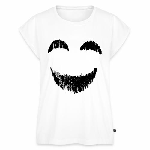 Creepy Monster Nightmare Halloween Face - Women's Premium Roll Up Sleeve T-Shirt