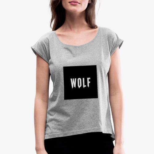 Wolf - Women's Roll Cuff T-Shirt