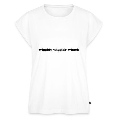Wiggidy Whack - Women's Premium Roll Up Sleeve T-Shirt