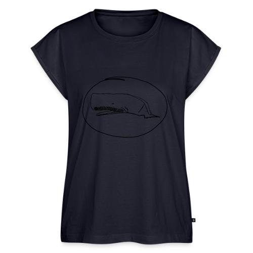 Whale? - Women's Premium Roll Up Sleeve T-Shirt