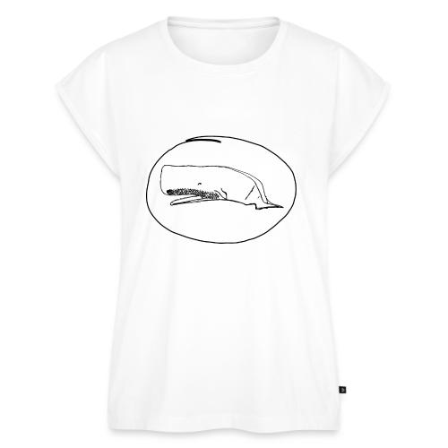 Whale? - Women's Premium Roll Up Sleeve T-Shirt