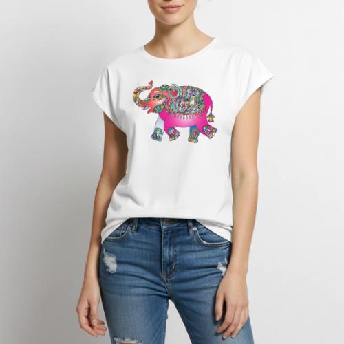 Elefante ON - Women's Premium Roll Up Sleeve T-Shirt