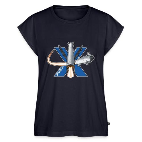 Starship X - Women's Premium Roll Up Sleeve T-Shirt