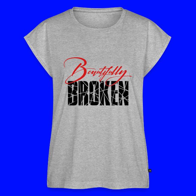 Beautifully Broken - Red & Black print