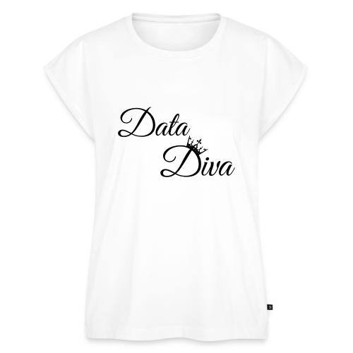 Data Diva (Light) - Women's Premium Roll Up Sleeve T-Shirt