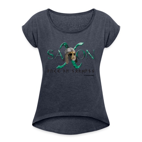 Saxon Pride - Women's Roll Cuff T-Shirt
