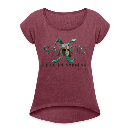 Saxon Pride - Women's Roll Cuff T-Shirt
