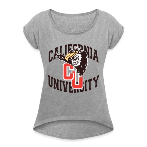 California University Merch - Women's Roll Cuff T-Shirt