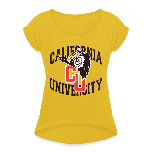 California University Merch - Women's Roll Cuff T-Shirt